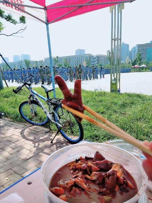 即将军训群众吃瓜,群众围观“吃瓜”盛况，揭秘新生军训幕后趣事